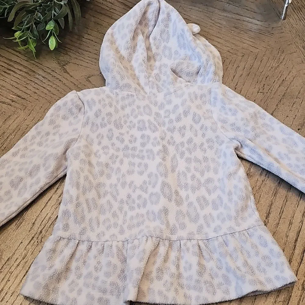 The Children's Place Leopard Fleece Jacket 3T